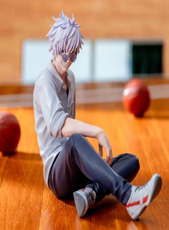 FUNFOB Gojo Action Figure Height -10cm Collectible for Anime Fans Manga Weeb PVC Multicolour | Gojo - Grey Shirt - Image 1